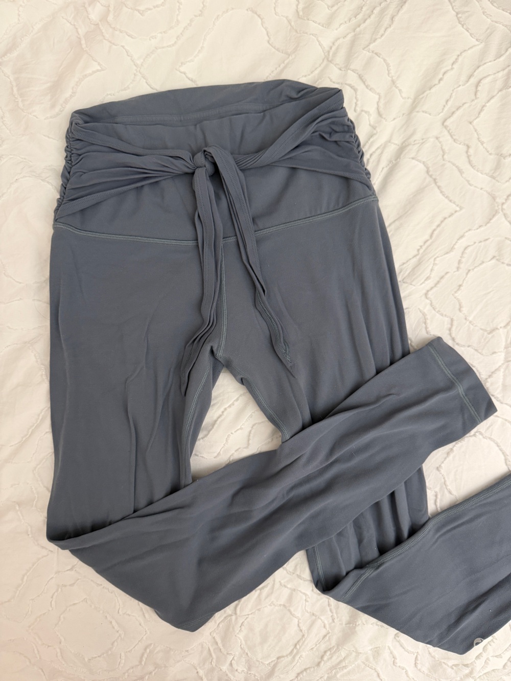 lululemon athletica Align Leggings with Front Tie - Teal Grey